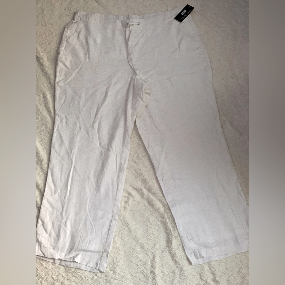 Kim Rogers petite XL lined pants-pull on-elastic waist